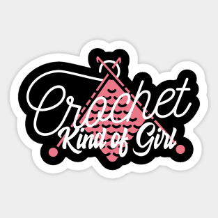 Crochet Kind Of Girl Sticker